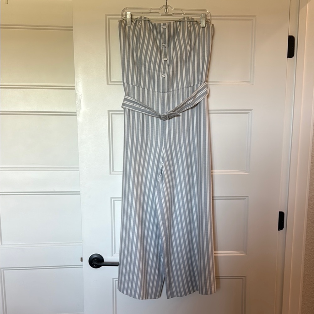 Striped Gray Club Monaco Jumpsuit